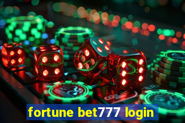 fortune bet777 login